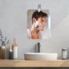 1pcs Acrylic Anti Fog Mirror With Wall Suction Shower Mirror For Man Shaving Women Makeup Portable Travel Bathroom Accessories