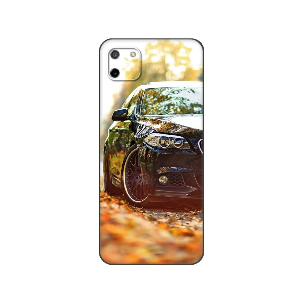 Black Tpu Case For OPPO Realme 8i C25 C25S C11 2020 2021 C20 C21 C21Y C25Y Back Cover Cool Sports Car Design