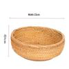 ZISIZ Rattan Fruit Plate & Storage Basket
