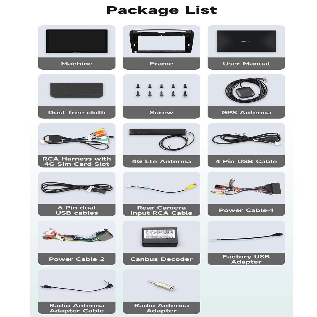 Hizpo 2K Screen Wireless Apple Carplay Android Auto for Lancia Ypsilon 2012 - 2020 Infotainment Intelligent Multimedia System Navigation GPS