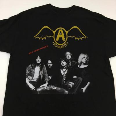 Rara T-shirt AEROSMITH Get Your Wings S-234XL Unisex nera E568