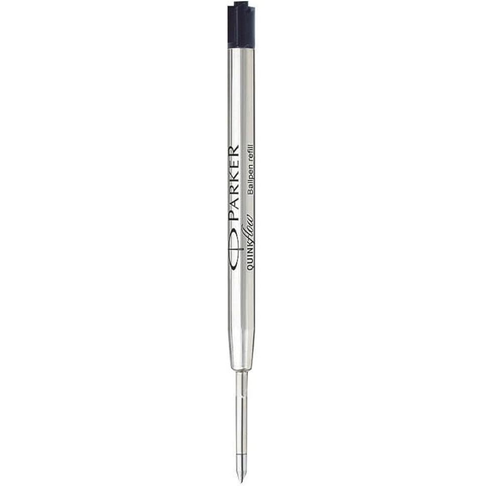 PARKER Parker Quink Flow Ballpoint Pen Refill, Black, 1 Pack, Black, Medium, 1.0mm, Oil-based Bal...
