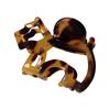 Leopard Print Puppy Hair Claw Clip for Women Cute Claw Clip Print Accessory for Summer Back Half Up