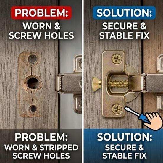 10/30/50/100Pcs Expansion Screw Set, Anti-sag Cabinet Hinge Screws for Wood Tile Concrete Walls Drywall