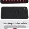 Cross 120 LED Infrared Red Light Therapy Lamp with Vibration Waist Belt and Shoulder & Leg Guard