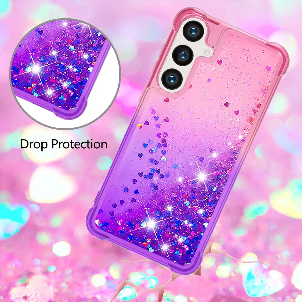 For Samsung Galaxy S24 FE TPU Case Gradient Quicksand Phone Back Cover