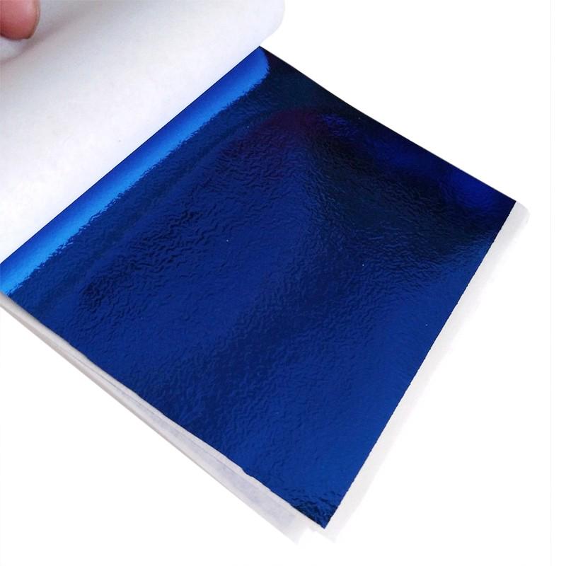 Multicolor Esquirla 50 Sheets Variegated Imitation Gold Leaf Foil Paper Gilding Art Crafts 14x14cm A