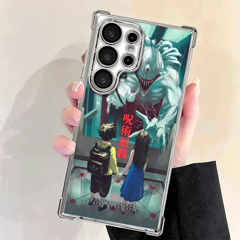 Anime Yuta Okkotsu JUJUSU Soft Phone Case For Samsung Galaxy S26 Ultra S25 Edge S24 FE S23 Plus S22 S21 + S20 Plating Anti-Fall