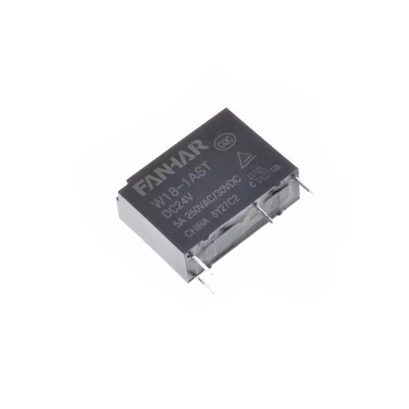 Fan Hua W18-1AST-DC Relais - 5V/12V/24V Dun Vermogen, Vervanging voor HF46F 5A250VAC