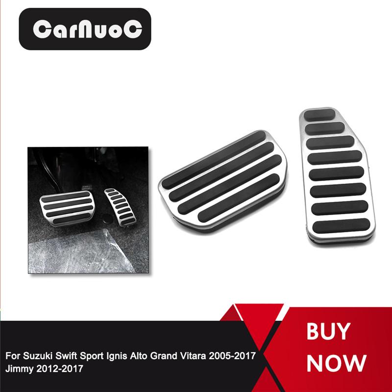 

Крышка педали автомобиля из нержавеющей стали для Suzuki Swift Sport Ignis Alto Grand Vitara 2005-2017 Jimmy 2012-2017, Стайлинг автомобиля