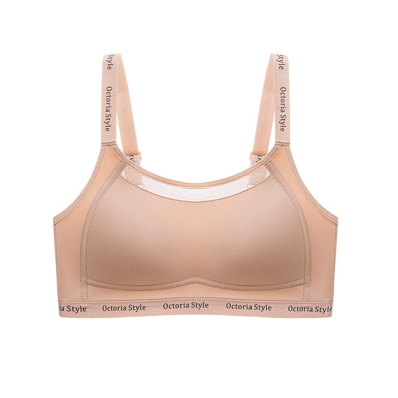 Traceless sports bra comfortable and breathable anti-light tube top light upper support adjustment bra fixed