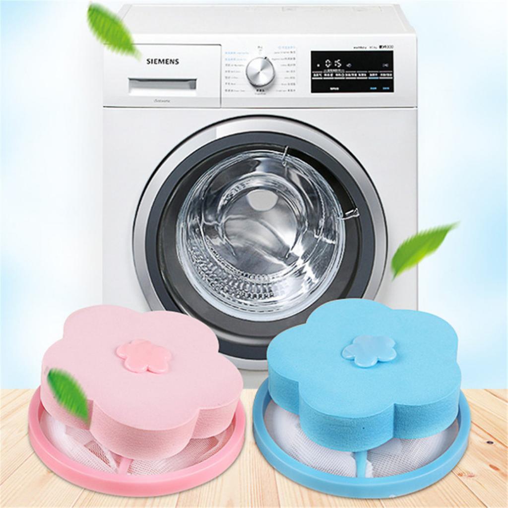 Pet Hair Remover for Washing Machine Floating Pet Fur Catcher Laundry Lint