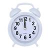 Retro Loud Alarm Clock Double Bell Mechanical Key Wound Silent Pointer Clock
