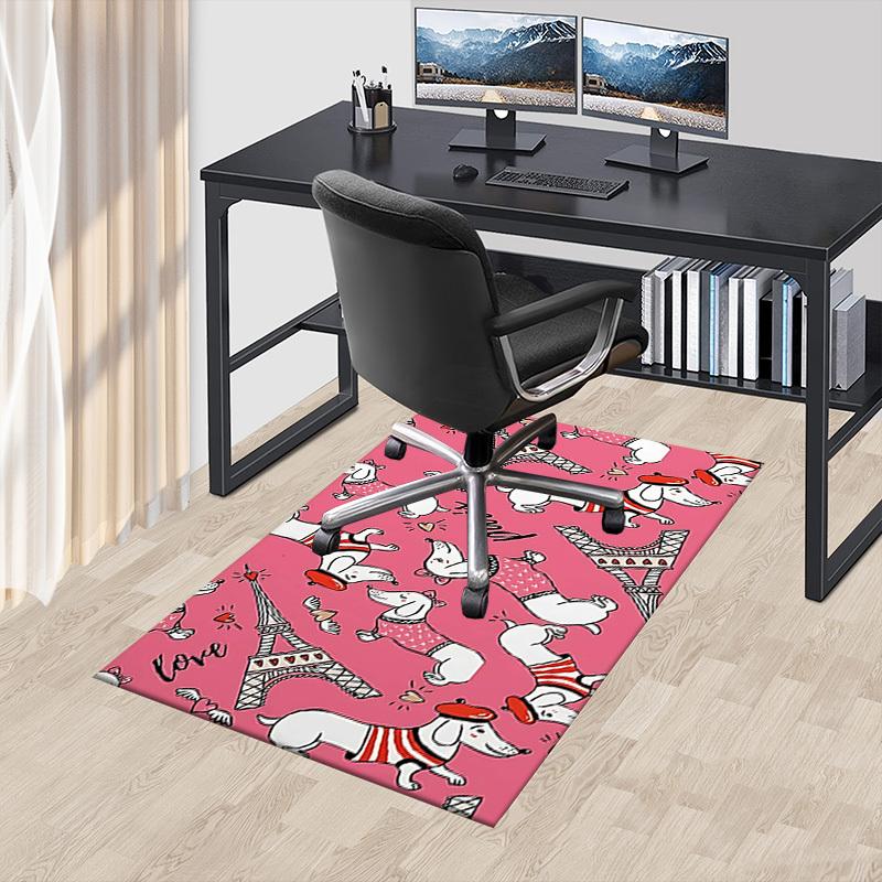 1PC Dogs Love Extra Large Non-Slip Floor Carpet, Office, Family, Bedroom, Studio - Large Area RugJ0364