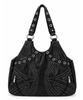 VISUAL COLLECTOR Signature Eyelet Stud Bag [Black]