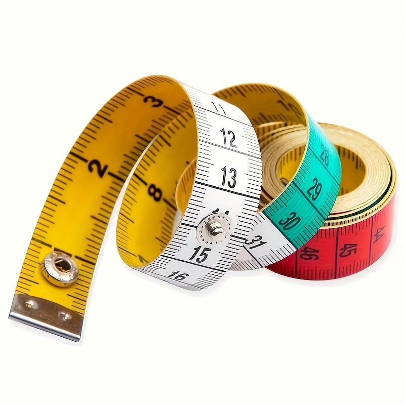 1/2PCS Colorful Measuring Tape with Buckle Dual-Sided Imperial And Metric Multifunctional Measurement Tape