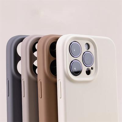 Høykvalitets Original Firkantet Flytende Mykt Silikon Telefondeksel For iPhone17 16E 15 14 11 12 13 Pro Max Plus Fargerikt Mote Deksel