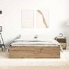 VidaXL Cadre de lit sans matelas chêne artisanal 140x200 cm 3328844