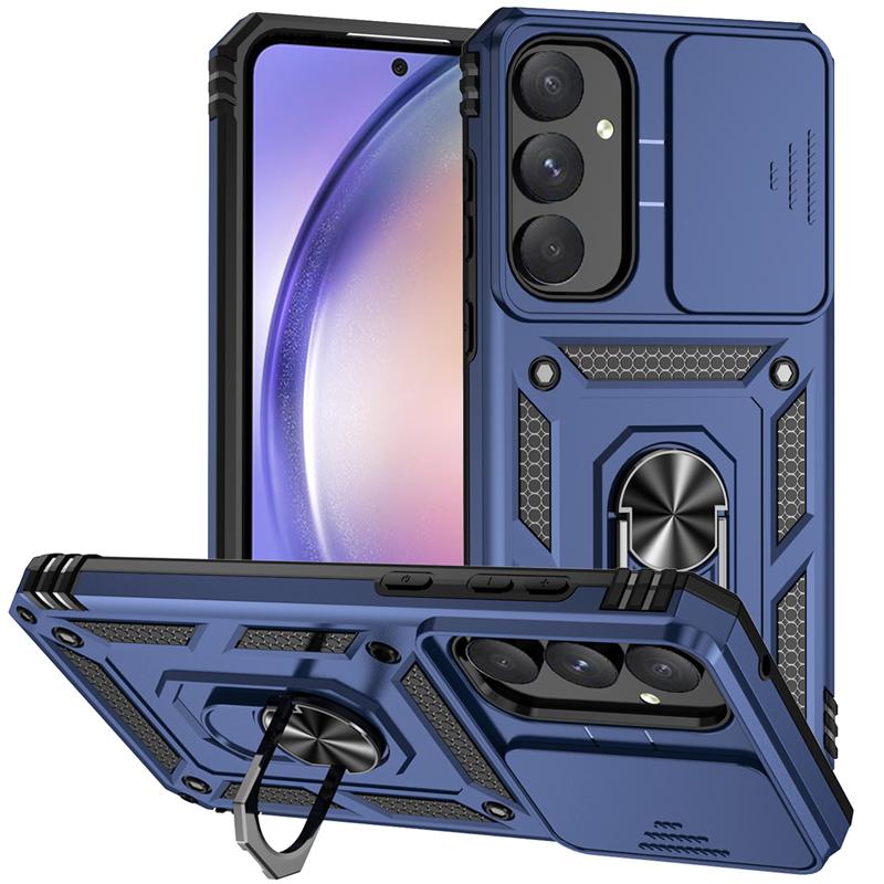 Full Cover For Samsung Galaxy Quantum 5 Case Samsung Quantum 5 Push Window Magnetic Phone Holder Case For Samsung Quantum 5 Case