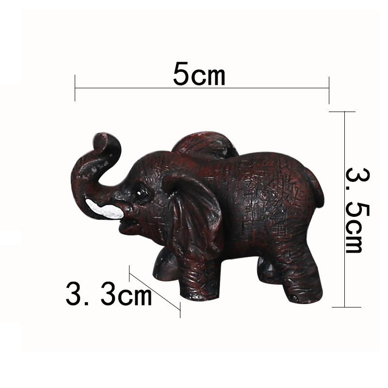 Creative Small Cute Resin Animal Shape Flower Pet Figure Diy Micro Landscape Doll Ornament