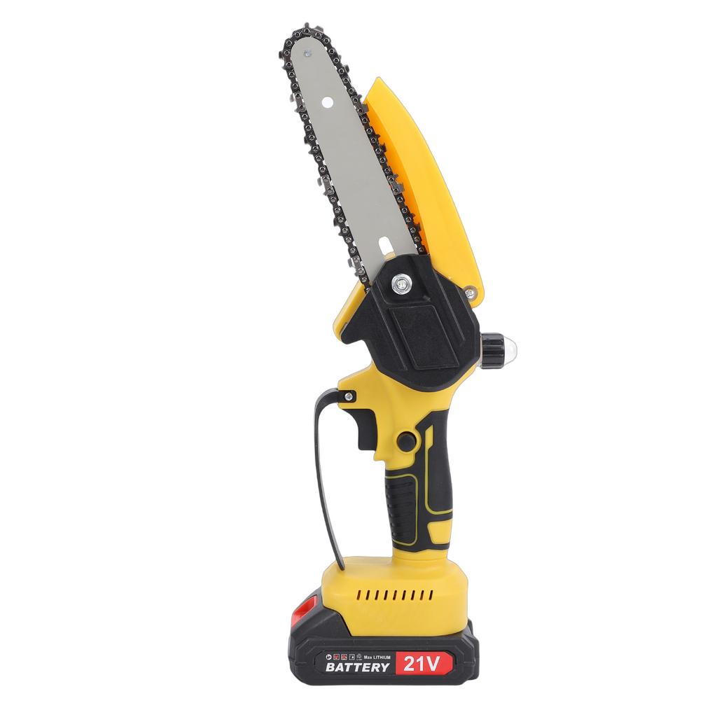 21V Electric Chainsaw Cordless Pole Saw 2 In 1 Mini Chainsaw Battery Powered 6 Inch Chain Saw Tree Trimmers Pruner