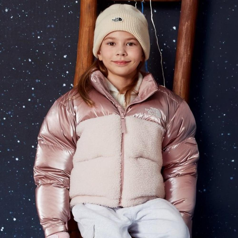 The North Face Girls Down Jacket Dark Pink Nj1dr61t DARK PINK/110