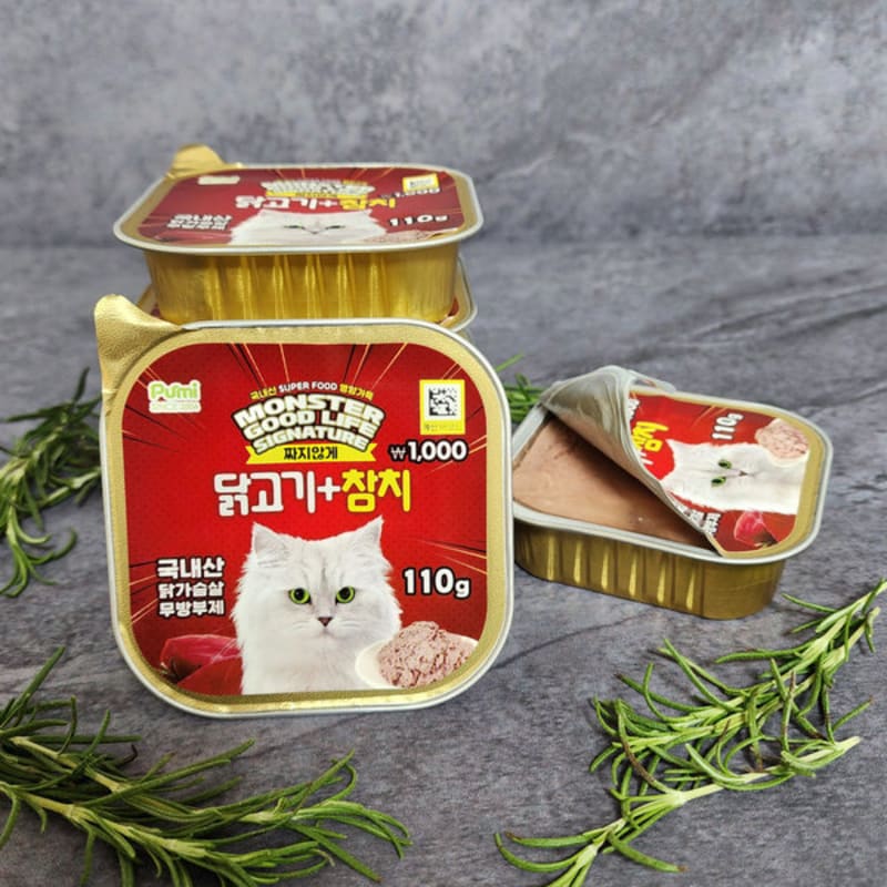 Purmi Monster Good Life Signature Stock Can Chicken & Tuna For Cats (110G)