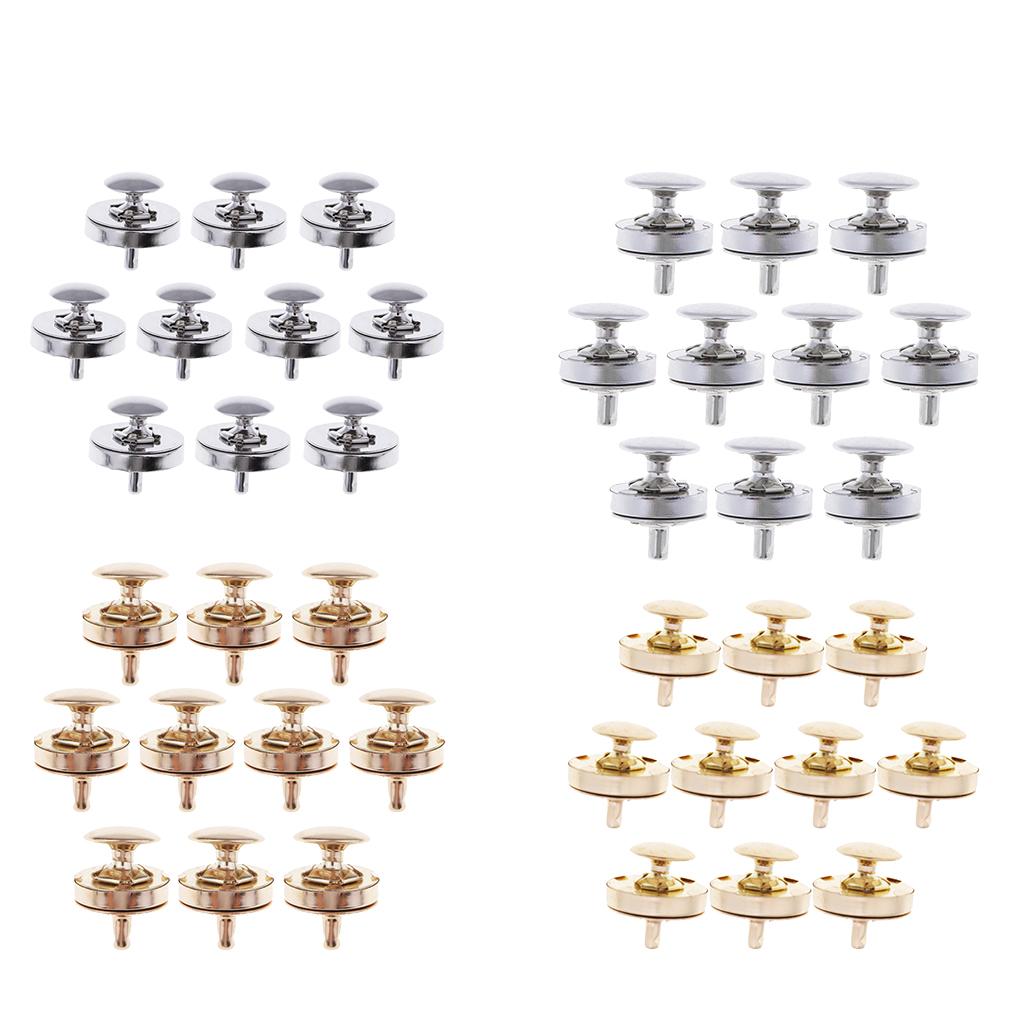 Vintage Style Metal Magnetic Buttons for Sewing Nail Buckle Rivet Fasteners for Jackets Shirts and Coats