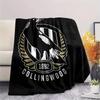 Collingwood Magpies  Print Flannel Blanket, High quality Comfortable for All Seasons, Home Decor, Warmth and Comfort