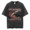 Ich will einen perfekten Körper Ich will eine perfekte Seele T-Shirt Lustige Capybara im japanischen Stil Vintage-gewaschenes T-Shirt Herren Oversized T-Shirts Oberteile