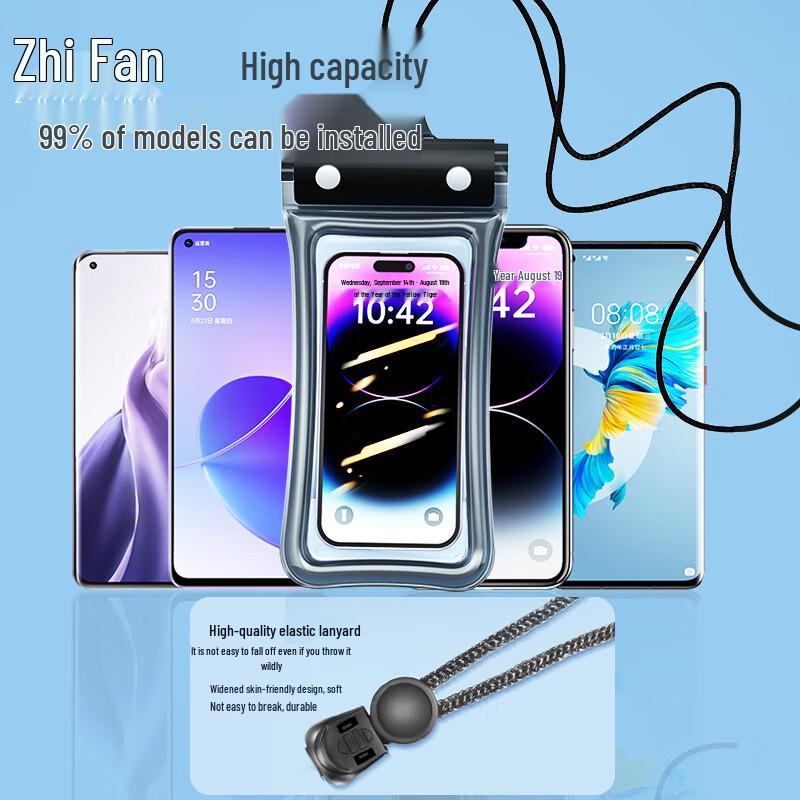 Zhifeng Tri-fold Airbag Floating Waterproof Phone Pouch