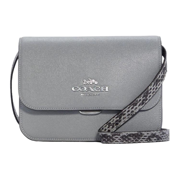 

Coach Shoulder Bag Pebbled Leather Ember Red Silver Hardware Daily Commute C6777-SVE7 Basic Set (Bag+Dust Bag)