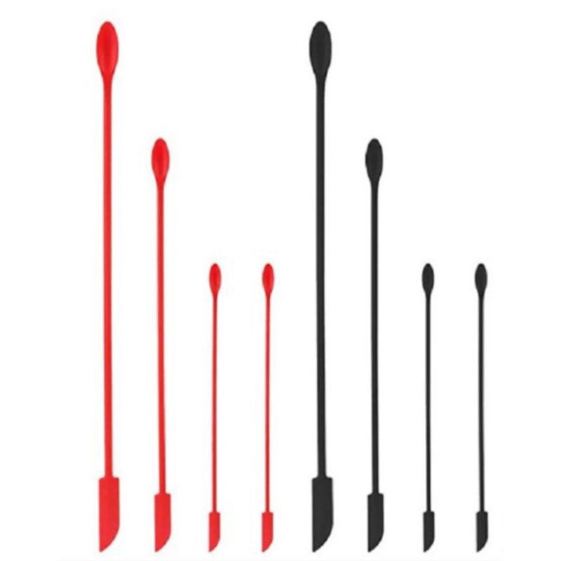 3 Size Spatula Tool Set Mini Reusable Silicone Bottle Scraper Beauty Spatula for Kitchen Jars Butter Cream Cosmetic Bottles