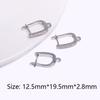 Earring Making Supplies 18K Gold Plated Inlaid Zircon Earring Hooks With Open Jump Ring,DIY Jewelry Accessories Wholesale