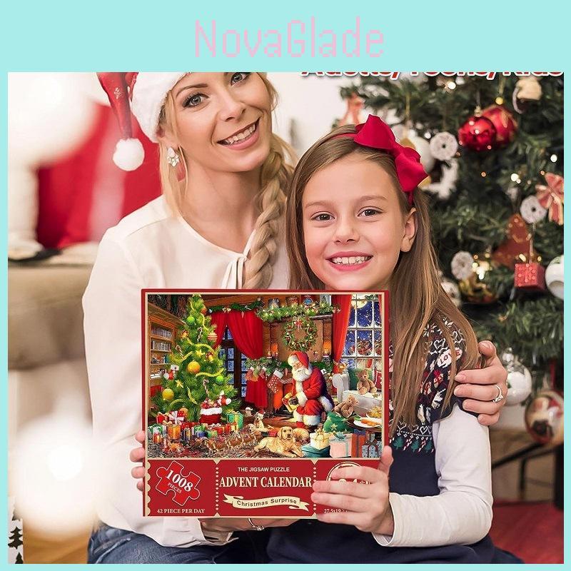 Unique Jigsaw Puzzle Advent Calendar For Creative Holiday Countdown Fun With 1008 Pieces