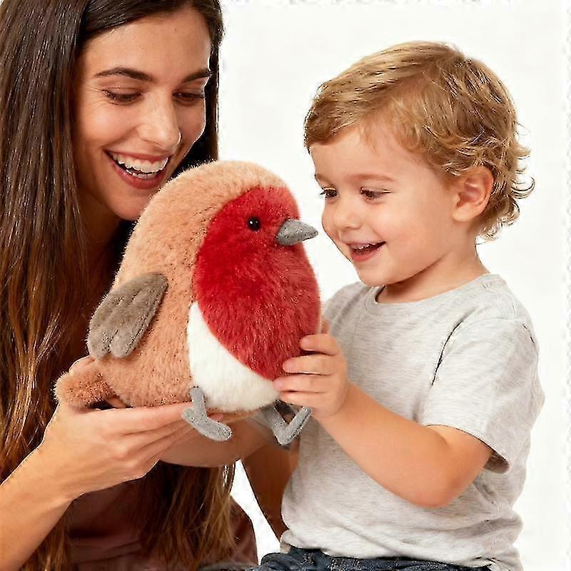 Robin Plush Toy, 16 cm