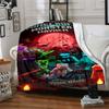 Minecraft Customize Text Blanket Cozy Customizable Blanket Ultra-Soft Perfect for Office Chair Sofa Chair Seaside Four Seasons Universal