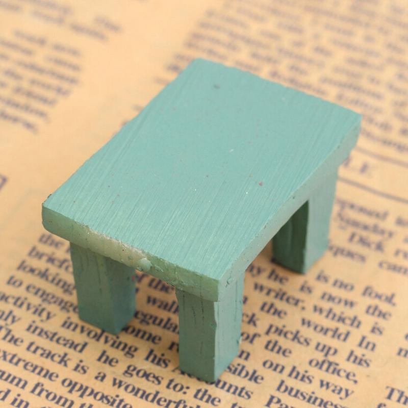 Miniatures Decors  Tables Chairs Furniture Figurine Crafts Landscape Plant Lovely Fairy Resin Garden