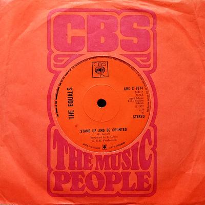 7inch Record EQUALS - Stand Up And Be Counted  CBSS7874 CBS 1972 UK Soul/Funk Used