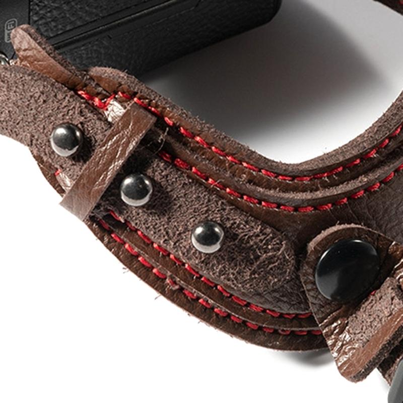 Camera Leather Wrist Strap DSLR Hand Belt Holder Shockproof Strap Waterproof Quick Release Strap Wristband for Camera
