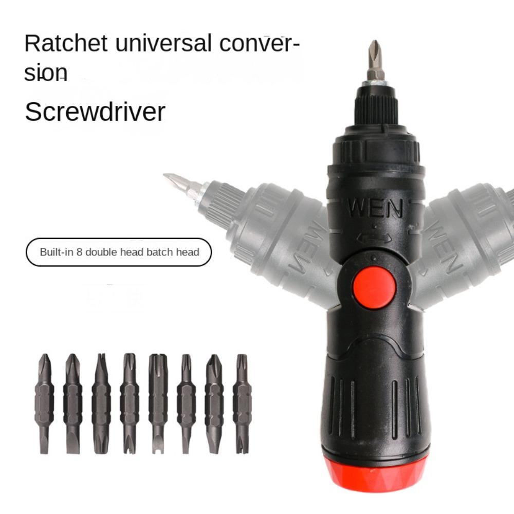 Adjustable Angle Screwdriver Set Steel Hand Tools Gifts Ratchet Screwdriver Set  Home