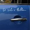 La Vita e Bella Reflektierende Buchstaben Aufkleber Autoaufkleber Ganzkörper-Auto-Kopf-Styling-Aufkleber