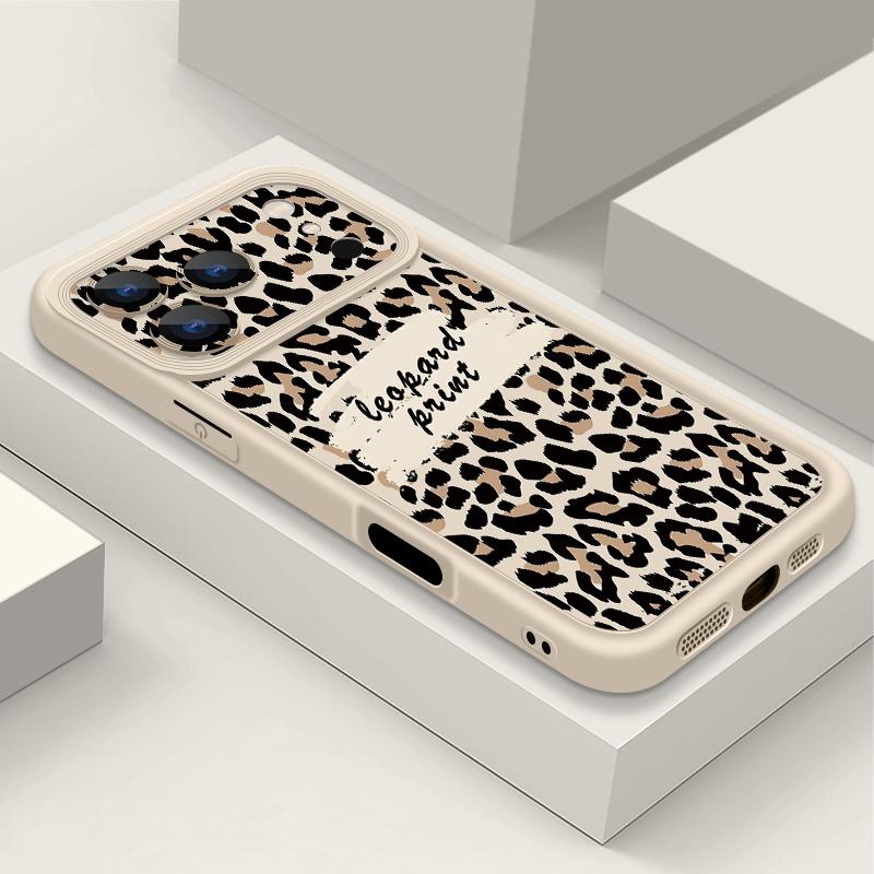 Colorful Leopard Print Case For iPhone 17 Pro Max Case iPhone 16 15 14 13 Pro Max 11 17e 16e Shockproof Bumper Soft Silicone Phone Cover Cases