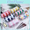 Fashionable Striped Pvc Makeup Bag With Waterproof Design For Daily Use And Travel