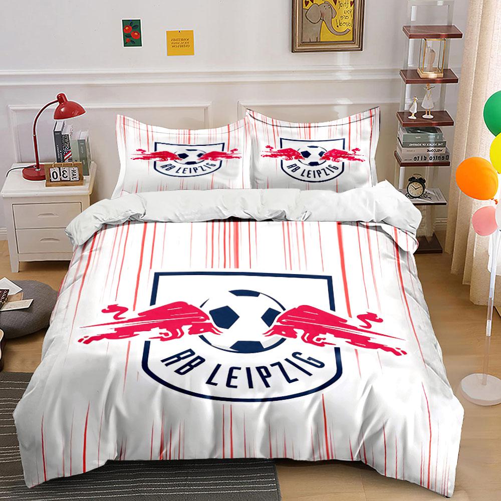 RB Leipzig Logo Bed Set Bedding Duvet Cover Set Duvet Cover Pillowcases  (1 * Duvet Cover 2 * Pillowcases, without duvet insert)