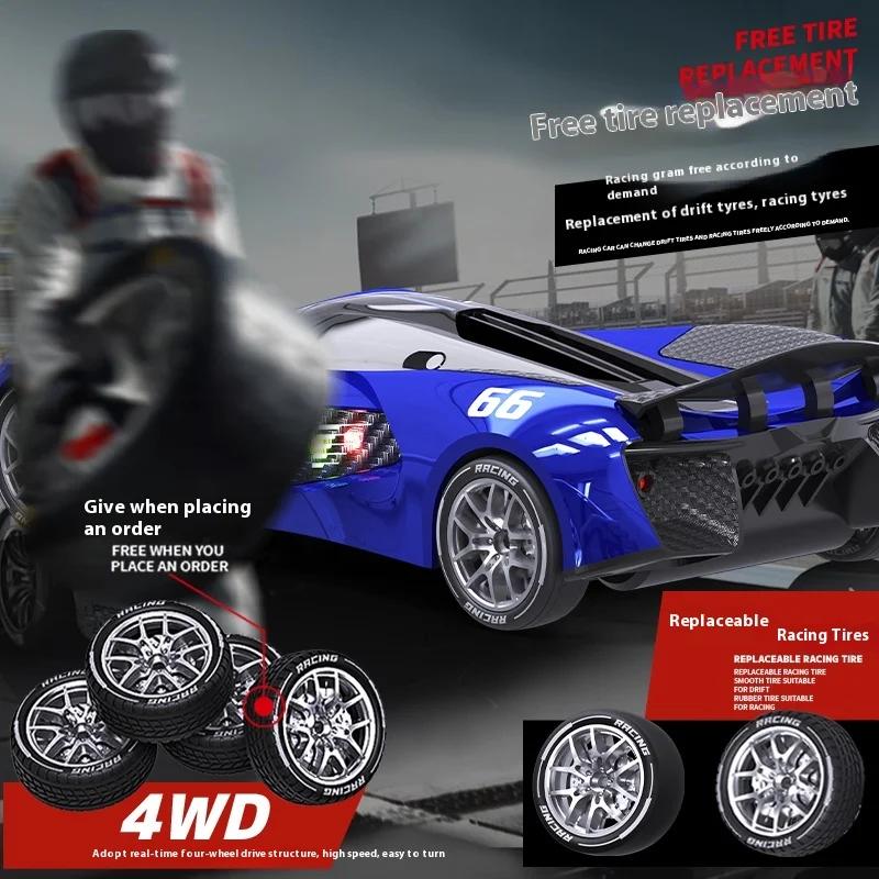 Non-Toxic 20Km/H High-Speed Drift Car Rc Racing 2.4G Remote Control Car Race Electric 4Wd Drive Toy For Children Kids Children Christmas Gifts