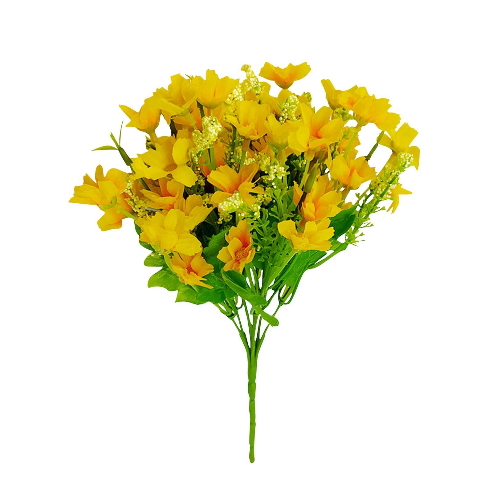 

28 прыгающая орхидея, имитация цветка, танцующая орхидея, маленький цветок ромашки, украшение для дома, дисплей для гостиной One Size