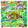 50 Chameleon Doodle Personality Cartoon Animal Children's Decoration Mobile Phone Case Water Cup Suitcase Sticker Waterproof