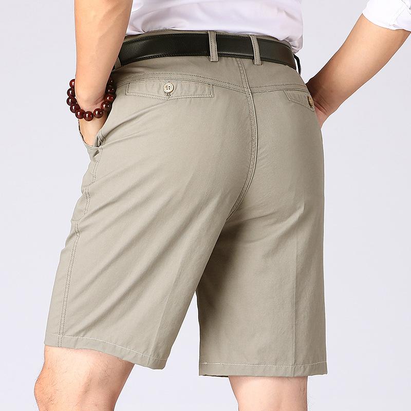 Mens Loose Plus Size Solid Color Casual Straight Leg Summer Shorts