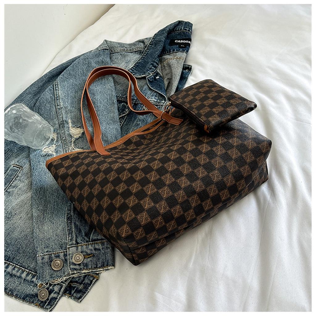 Printing Texture Small Hanging Bag Large Capacity Korean Version Of Casual Commuting Fashion Shoulder Handheld Tote Bag